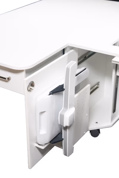 bernina luxe plus cabinet by horn easy access to sewing tools and fabric