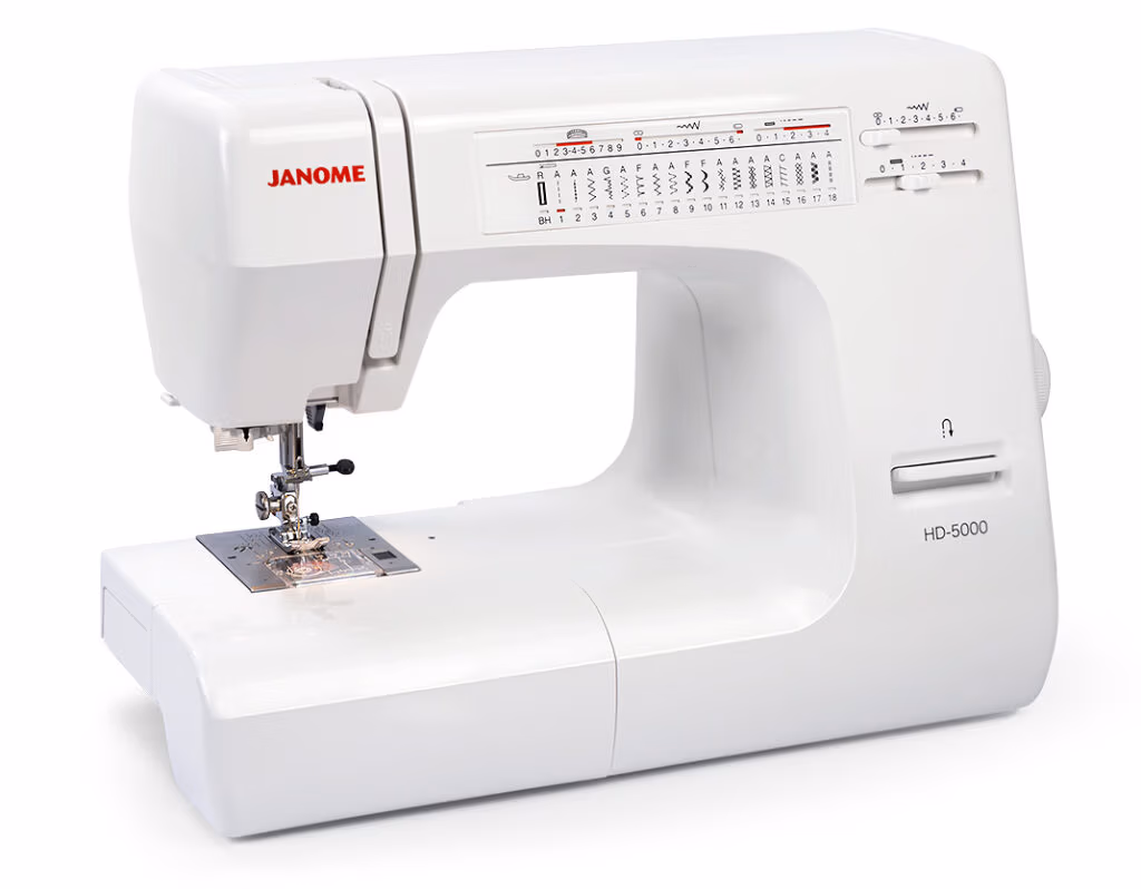 janome hd5000 heavy duty sewing machine instructional video