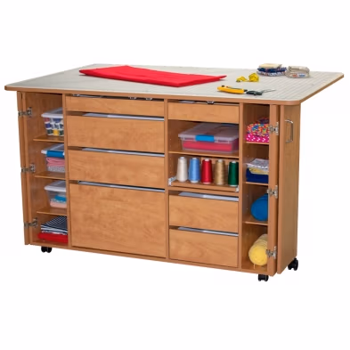 horn 7600 ultimate sewing and crafting storage center designed for versatile storage
