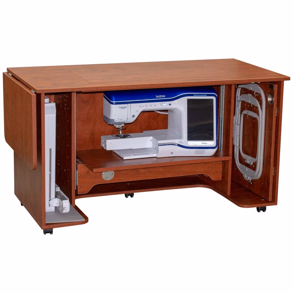 horn 8030 sewing and quilting cabinet compact and efficient sewing table
