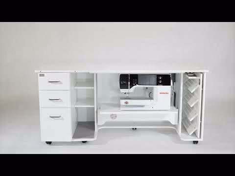 horn 8080 sewing and embroidery cabinet sewing machine storage with extra drawers