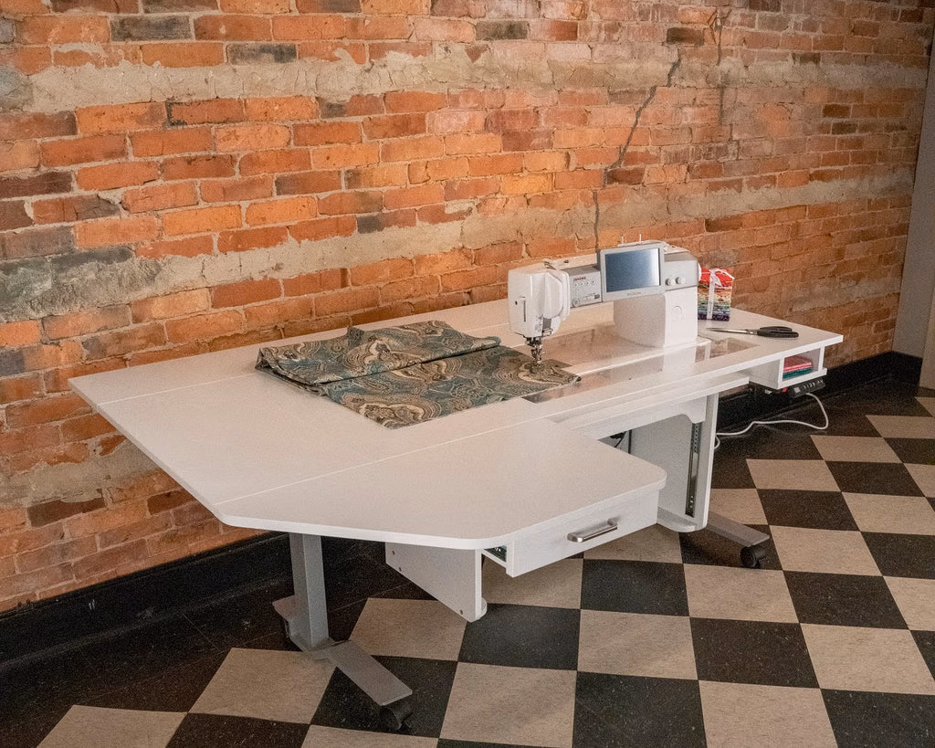 horn 9100 new heights adjustable sewing table designed for heavy duty use