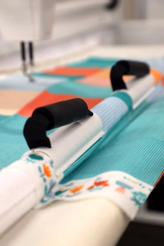 handi quilter easy grasp quilt clamps loft for quilting fabric tension